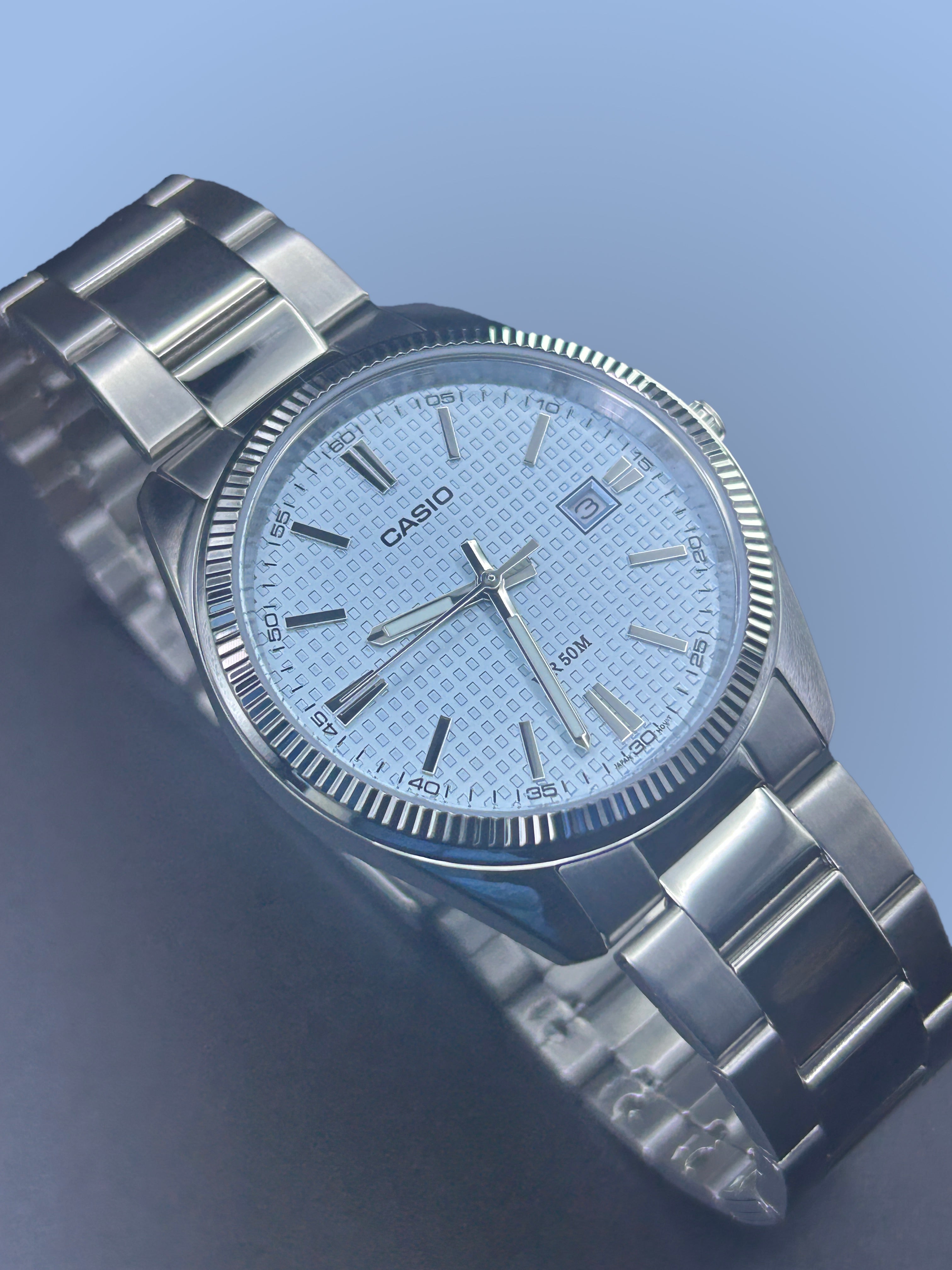 Casio "MTP-1302PE-2AVEF" Analogue Watch Blue