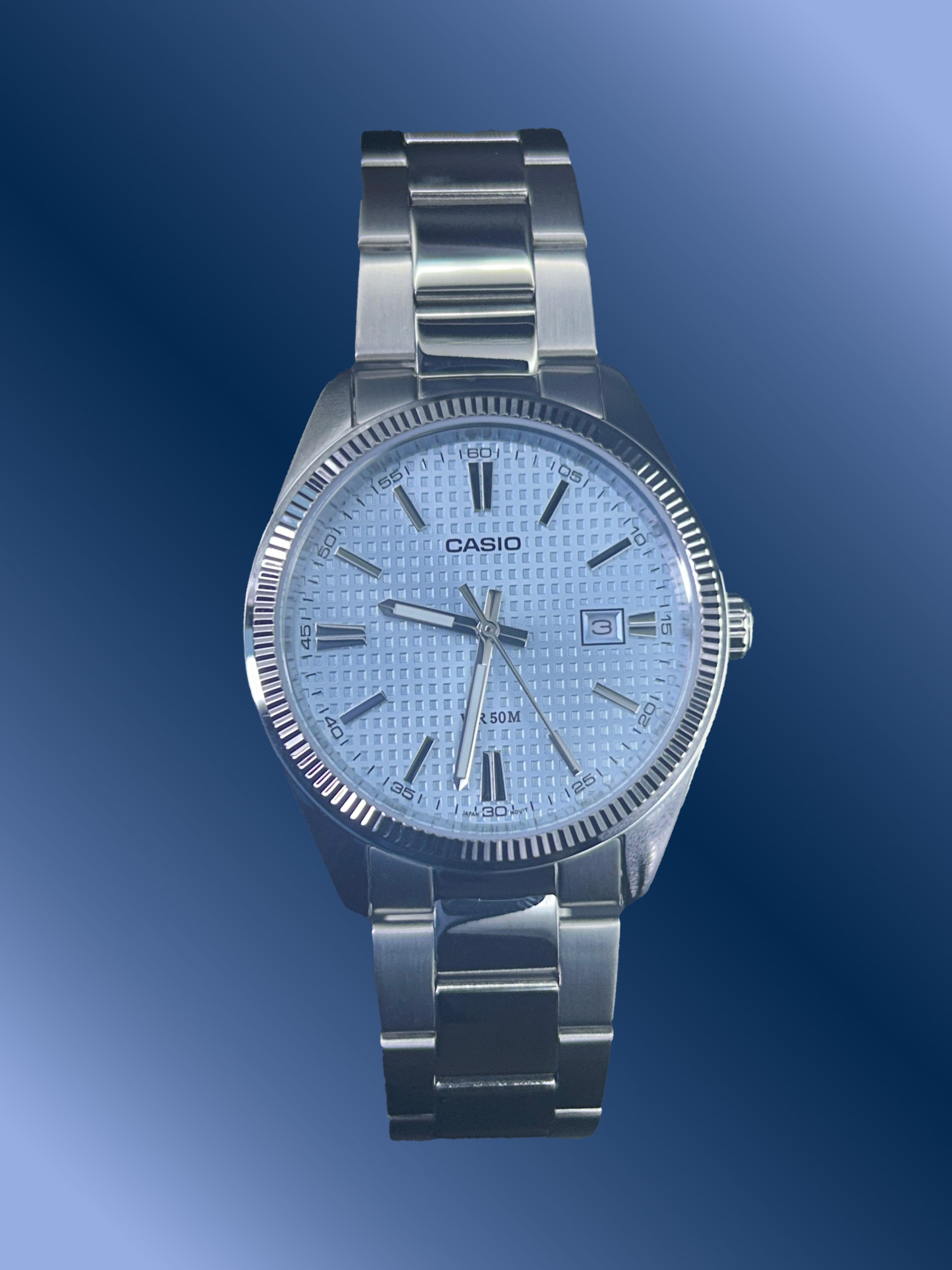 Casio "MTP-1302PE-2AVEF" Analogue Watch Blue