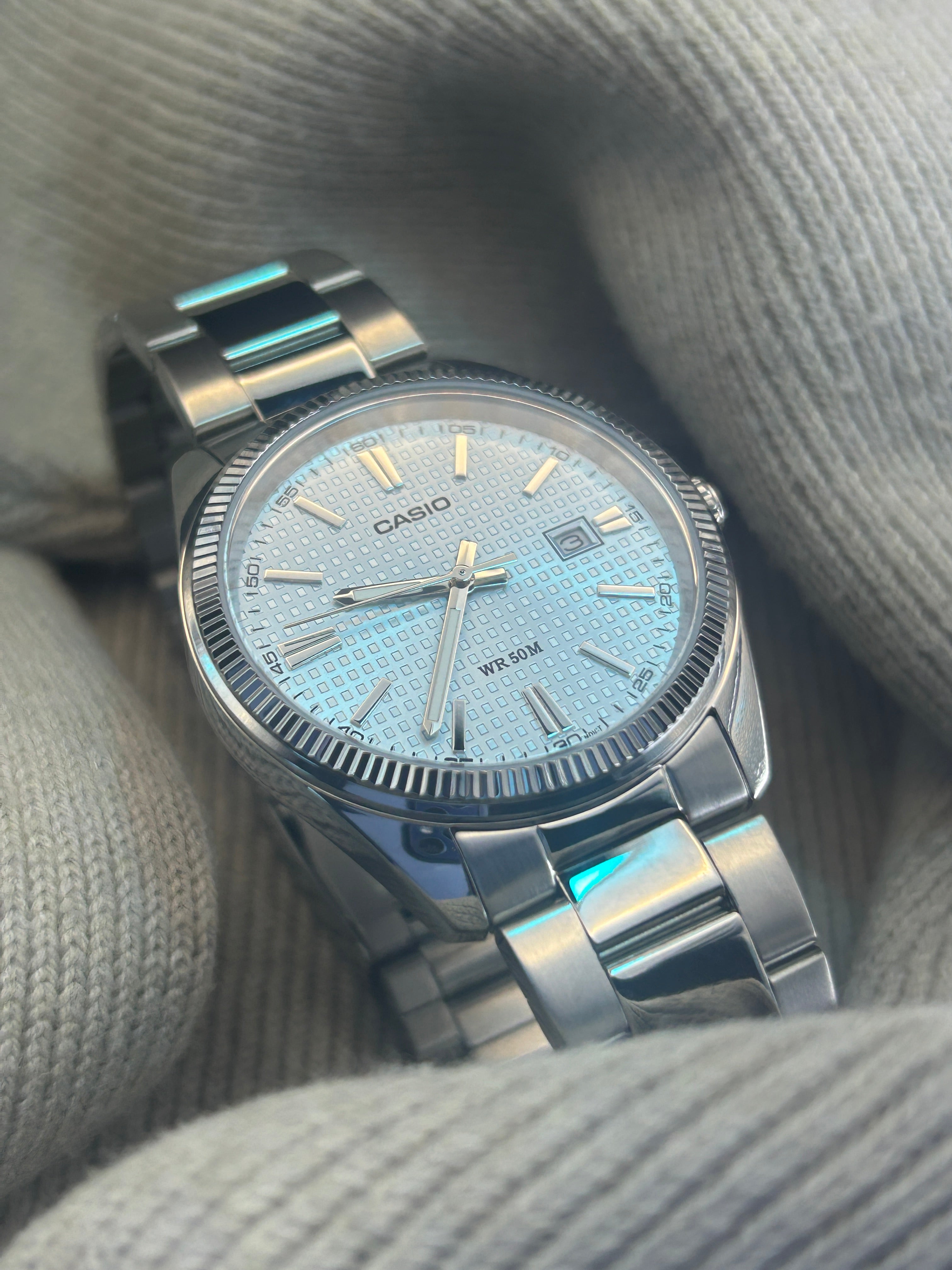 Casio "MTP-1302PE-2AVEF" Analogue Watch Blue