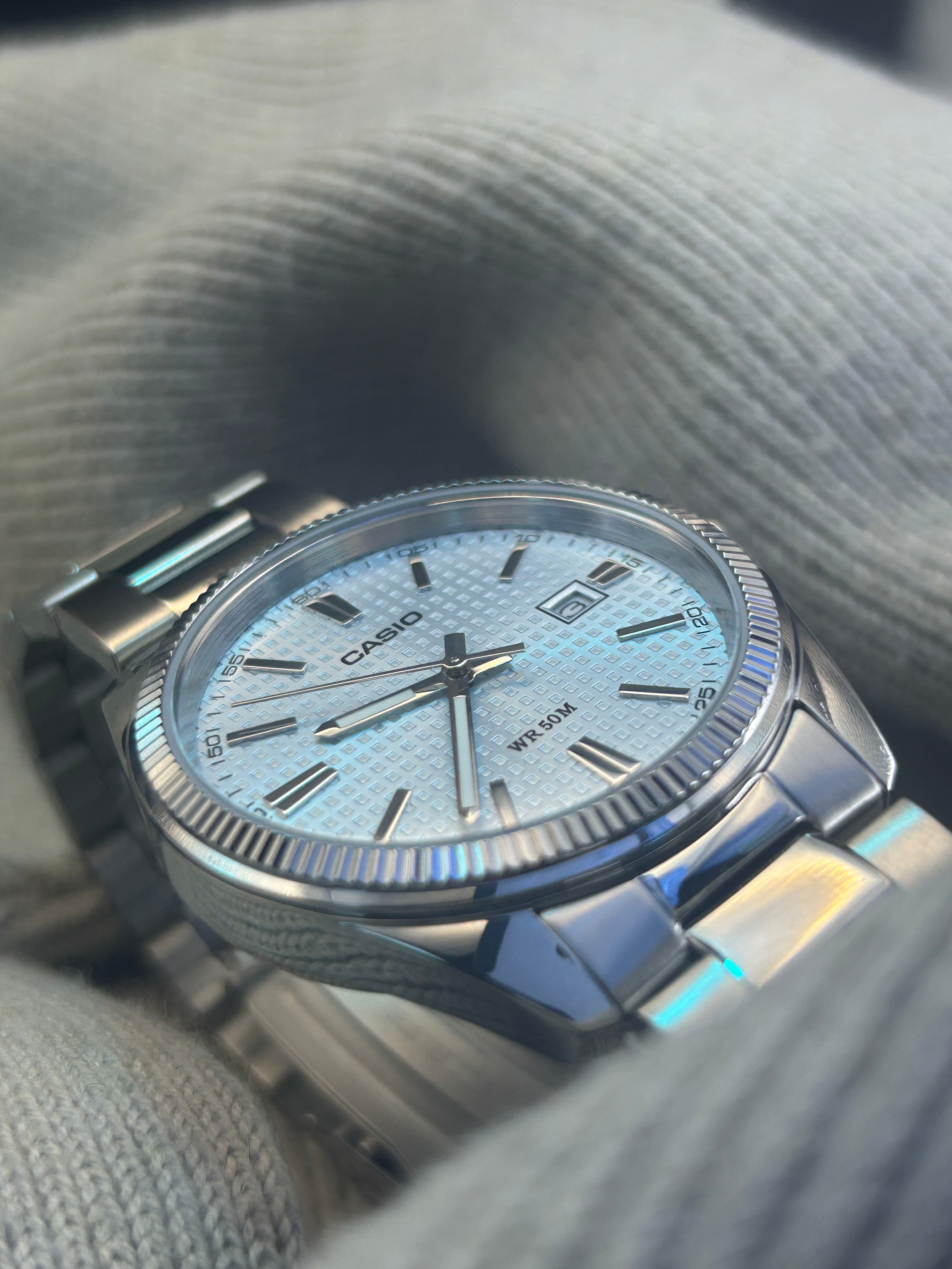 Casio "MTP-1302PE-2AVEF" Analogue Watch Blue